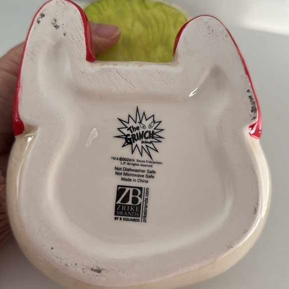 Dr Seuss How the Grinch Stole Christmas Ceramic Cookie Jar - Picture 7 of 9